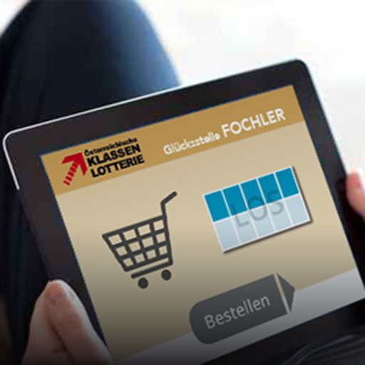 Vereinfachte Losbestell-Seite wird auf Tablet angezeigt