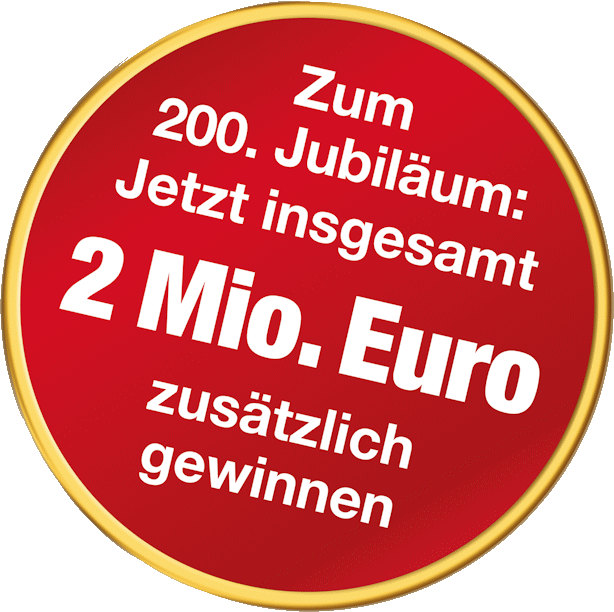 3 von 4 Losen gewinnen!